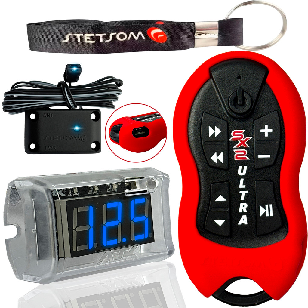 Kit Controle Longa Distância 500 Metros + Voltímetro Digital
