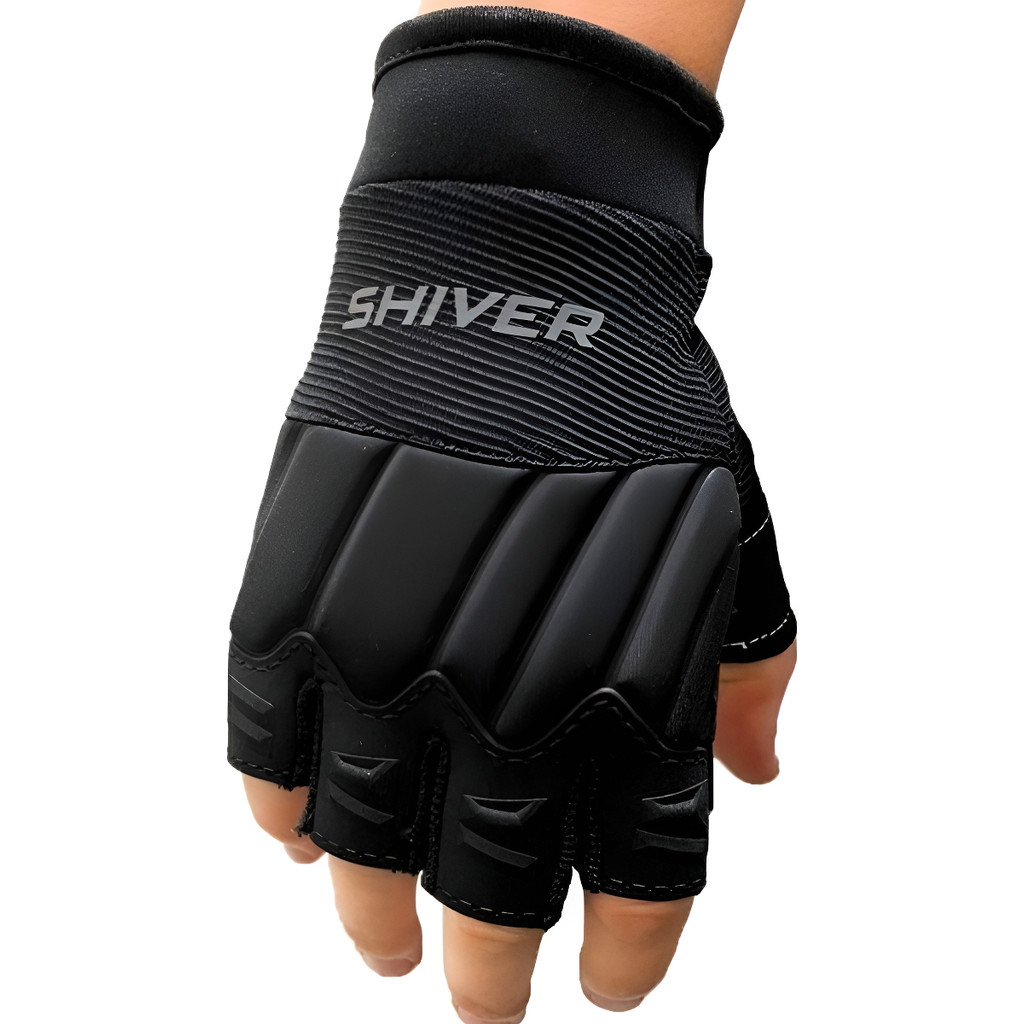 Luva Meio Dedo Motociclista Aberta Rocket Verão Shiver Bike