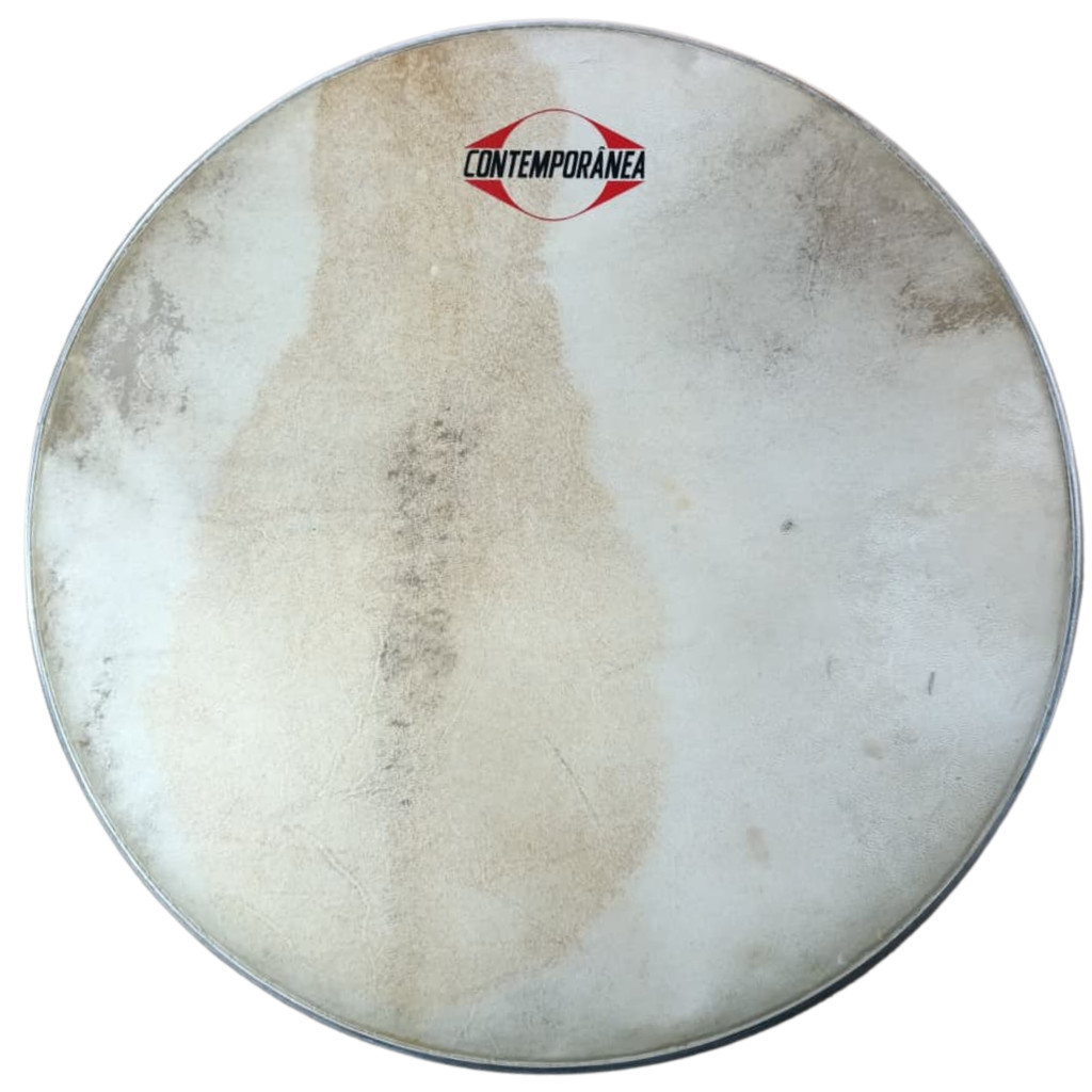 Pele de Couro Animal 18'' Contemporânea Para Surdo