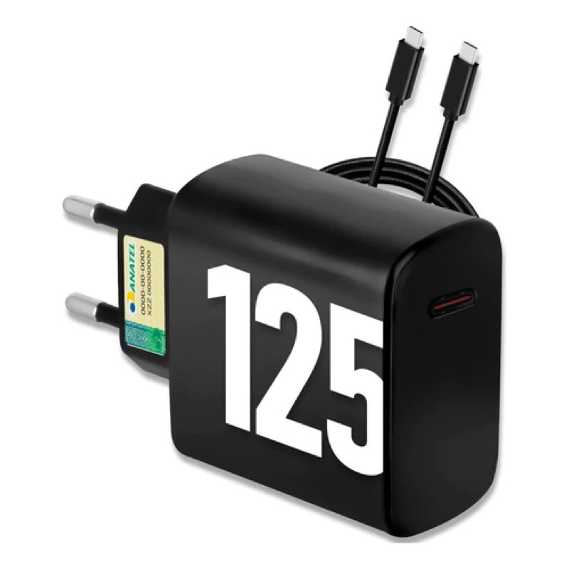 Carregador Turbo Rápido 125w Tipo C Compatível Com Motorola C envio imediato em Oferta na Shopee
