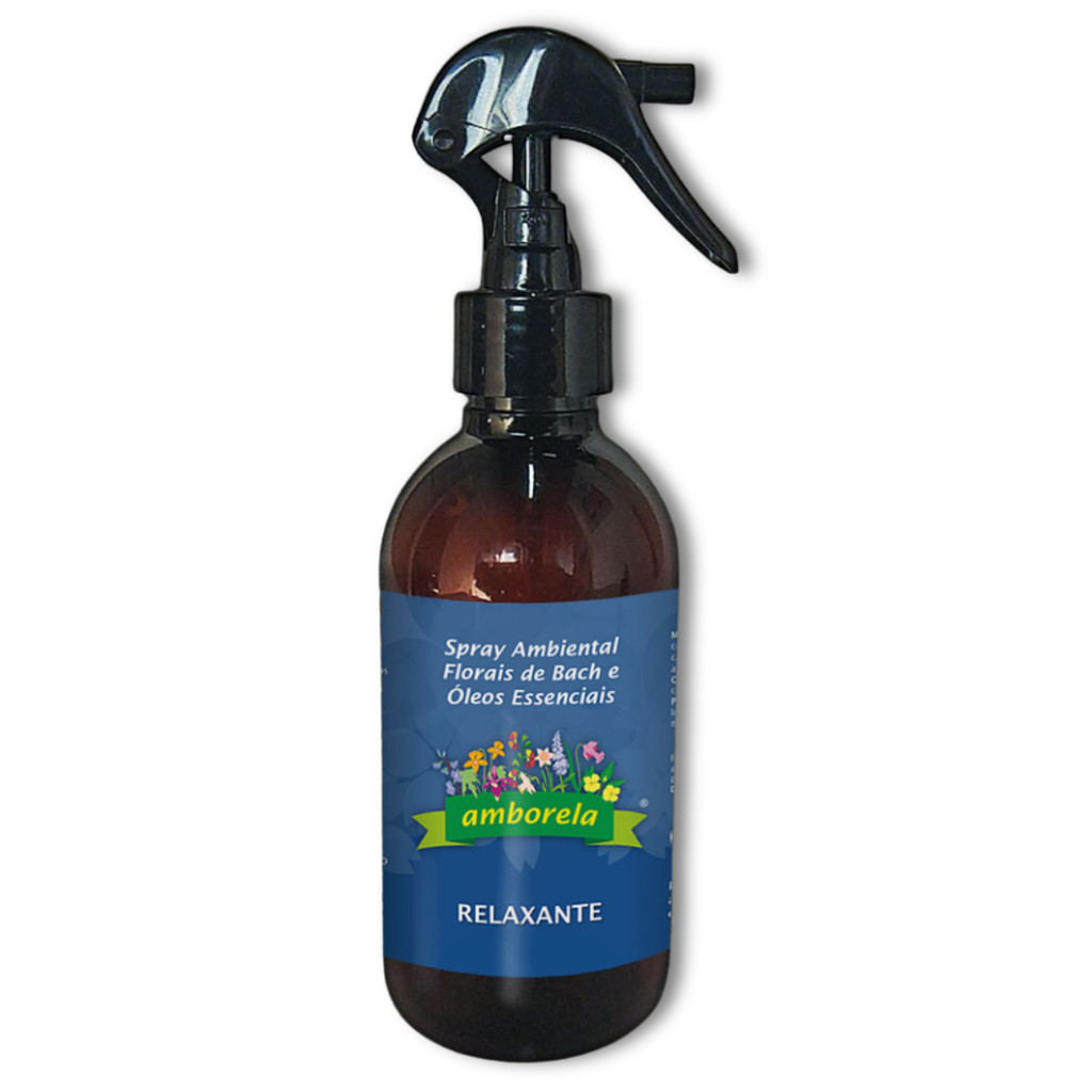 Imagem Spray Odorizante de Ambiente Florais de Bach e Óleos Essenciais Relaxante Natural - 200mL - Amborela