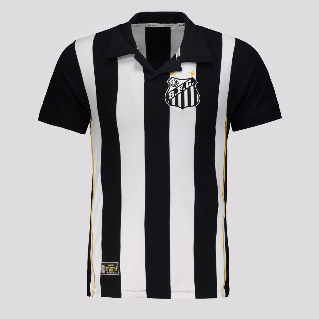 Camisa Santos Retrô 2010 Listrada em Oferta na Shopee