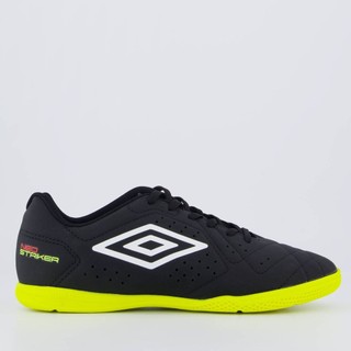 Chuteira Umbro Neo Striker Futsal Preta e Amarelo