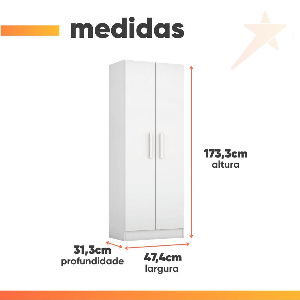 Guarda Roupas Multiuso Solteiro Organizador 4 Prateleiras Belém Notável · foto 2