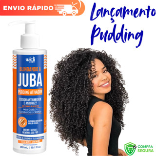 PUDDING ATIVADOR Blindando a JUBA Escudo Antiumidade e Antifrizz Cabelos Cacheados e Crespos - LANÇAMENTO WIDI CARE em Oferta na Shopee