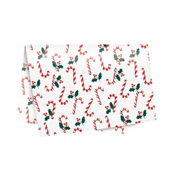 Papel de Seda - 49x69cm - Candy Cane de Natal - 10 unidades - Cromus - Rizzo