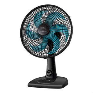 Ventilador de Mesa Super Power Mondial 110V VSP-30 Preto e Azul 30cm em Oferta na Shopee