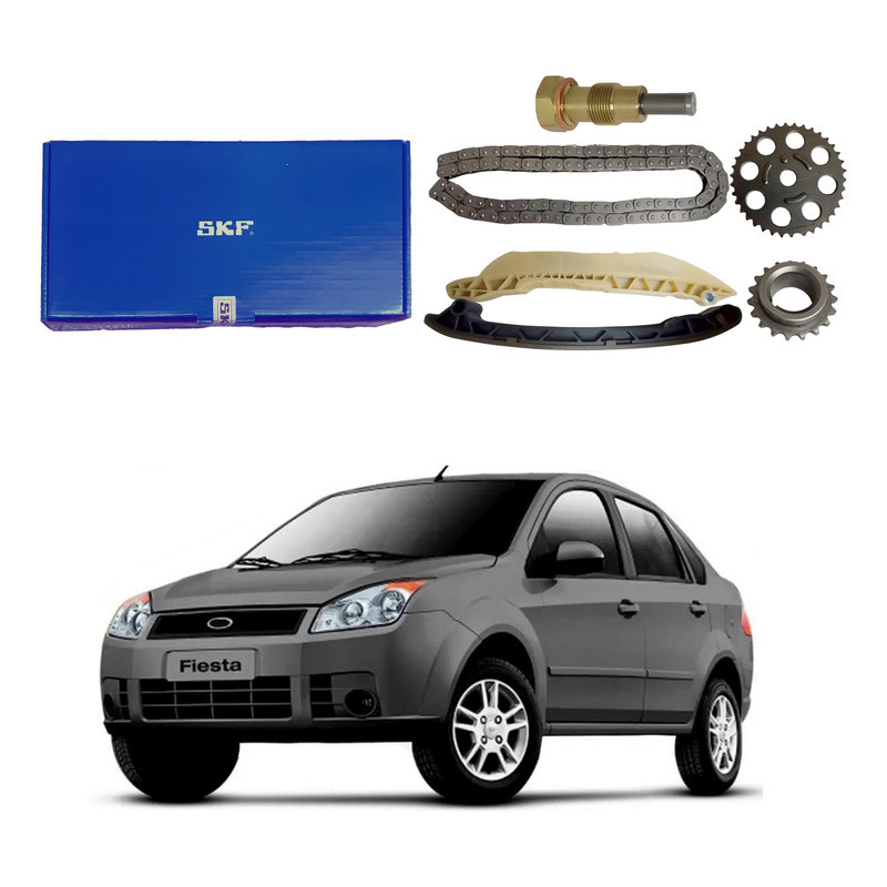 Kit Corrente Comando Skf Fiesta Sedan 1.0 1.6 2007 A 2010