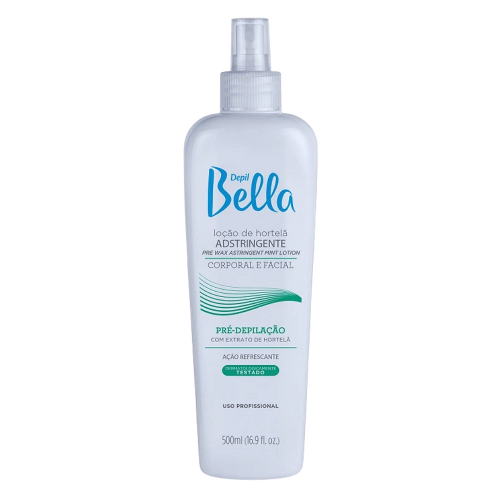 Loção Adstringente Depilação Corpo e Rosto Depil Bella 500ml em Oferta na Shopee