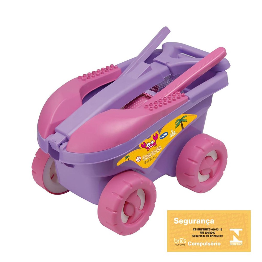 Cargo com Acessórios 11 Peças Clube do Siri Rosa em Oferta na Shopee