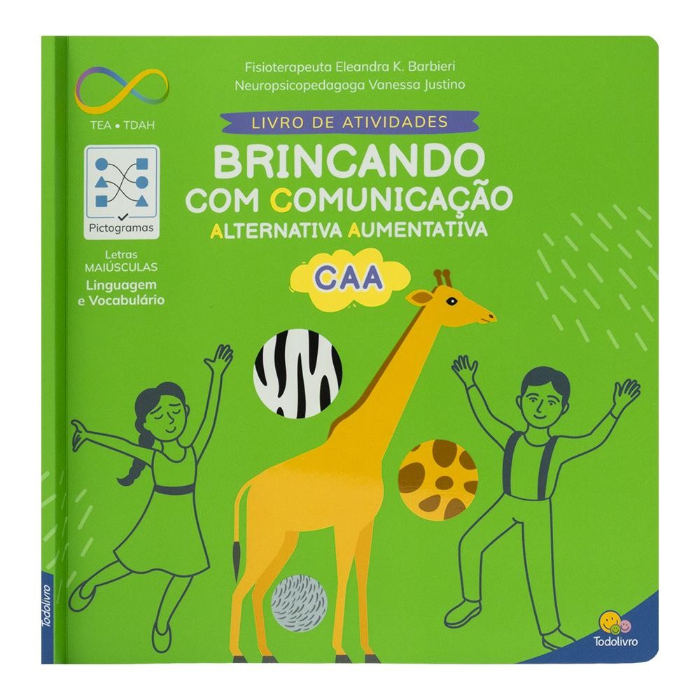 Livro Neurodiversidade Livro de Atividades: Brincando com CAA - Livros Sorocaba