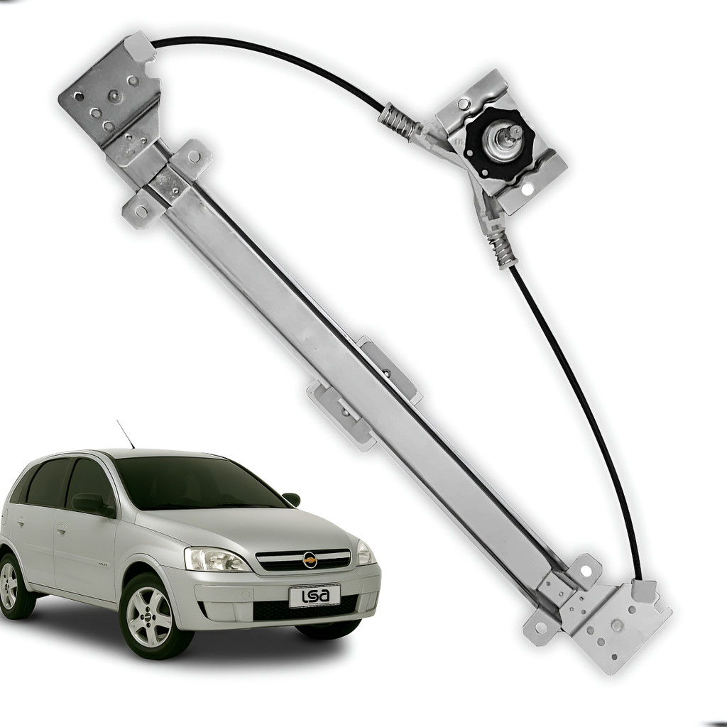 Elevador de Vidro Manual Porta Traseira Direito Chevrolet Corsa 2002-2012 4 portas Pino Baixo Funcionamento Suave em Oferta na Shopee