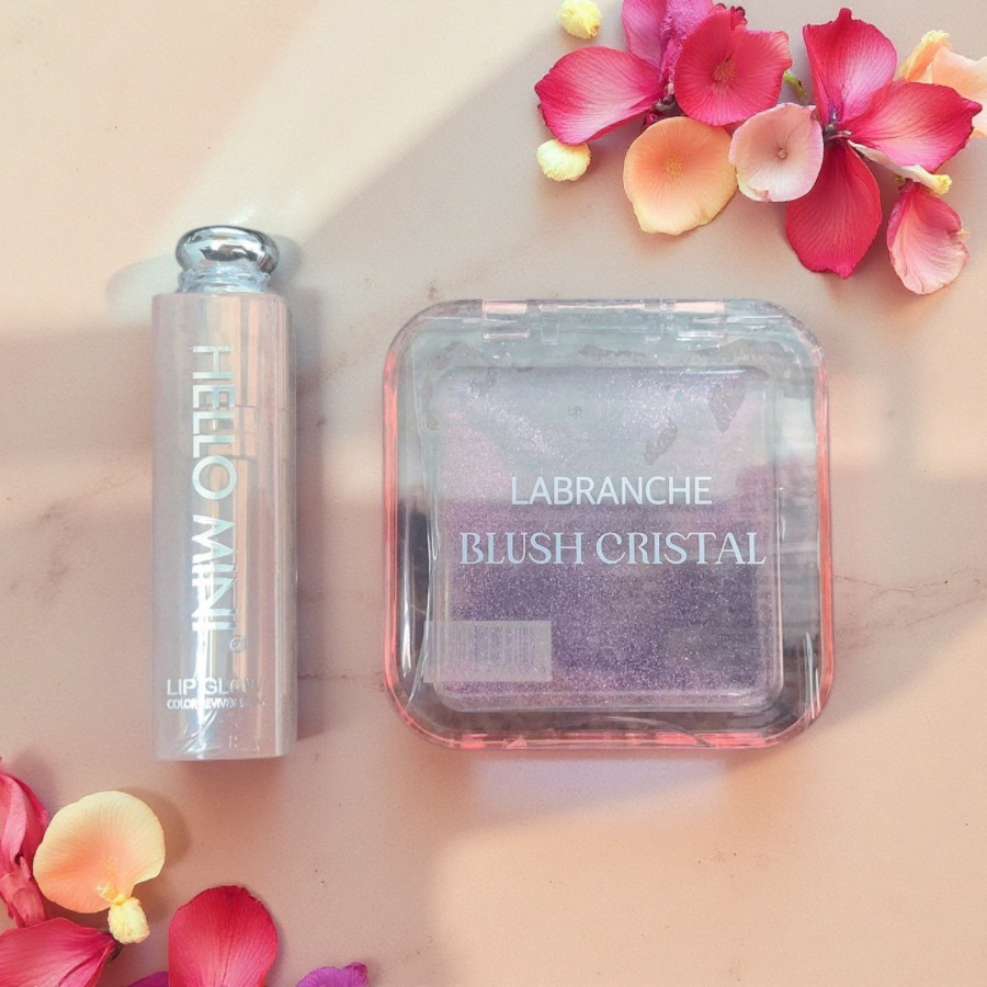 Batom Muda de Cor + Blush Glow – Toque Natural para Maquiagem do Dia a Dia