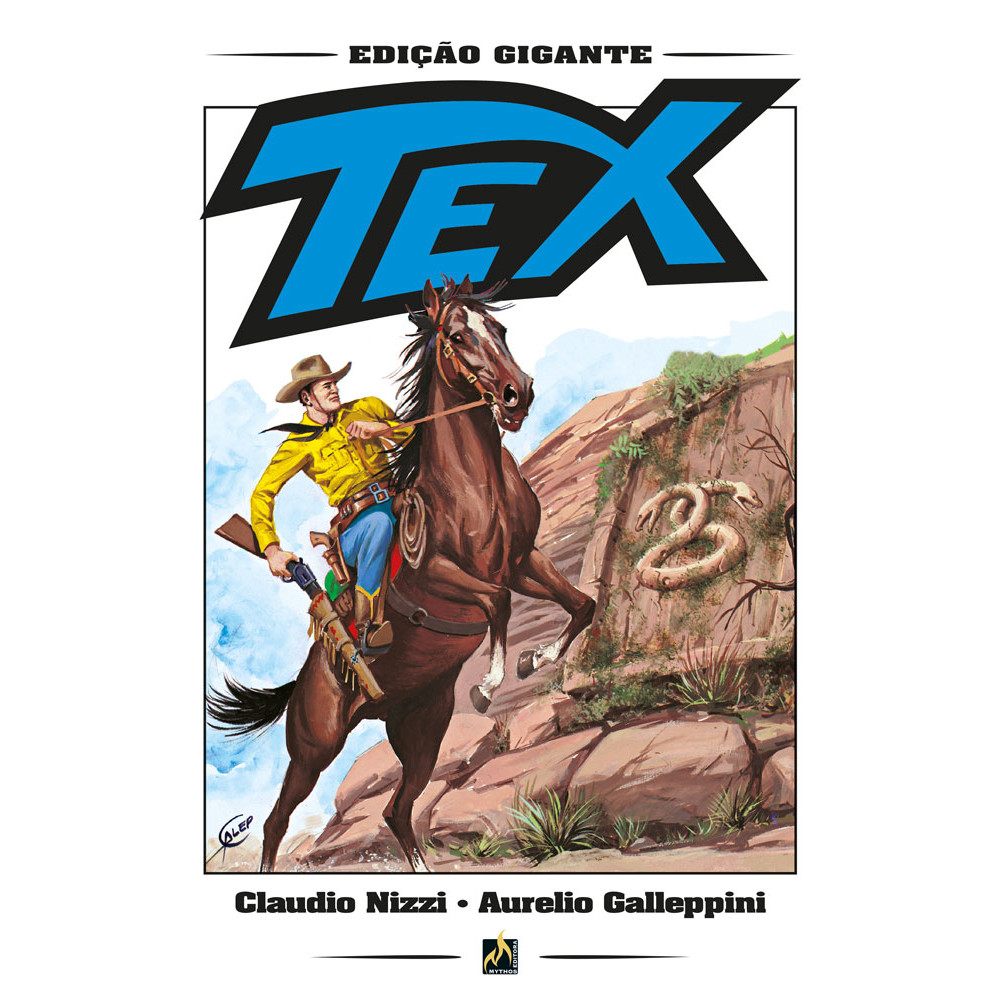 Capa do livro Comics - Tex gigante 03 - a reedição - por Claudio Nizzi - Mythos Editora