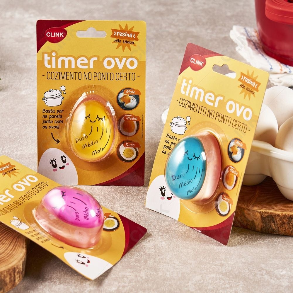 Timer Ovo Cozido No Ponto Certo Ovo Mollet Temporizador Ovo Resina não tóxica