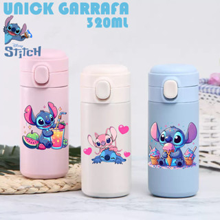 Stitch Garrafa Térmica 320ml Infantil Lancheira Escola Criança em Oferta na Shopee