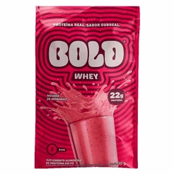 Bold Whey - 1 Sachê 30g Mousse de Morango - Bold