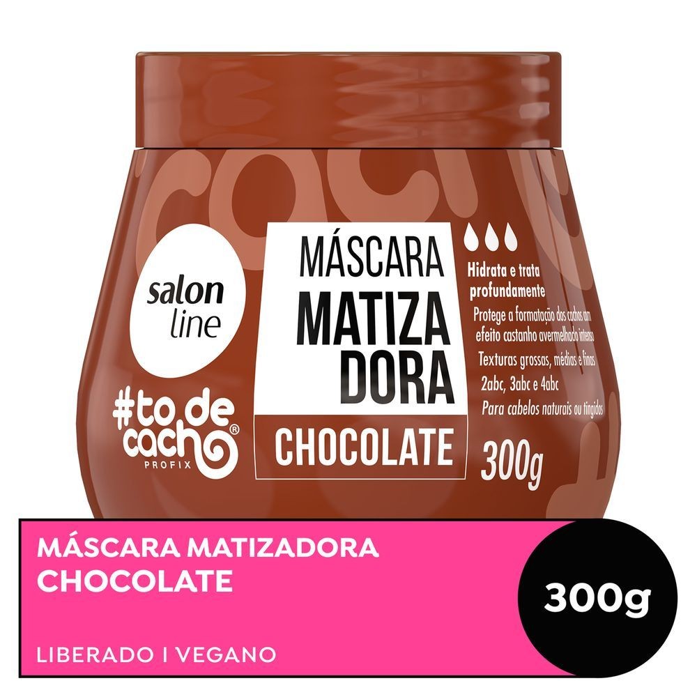 Máscara Matizadora #todecacho Chocolate 300g