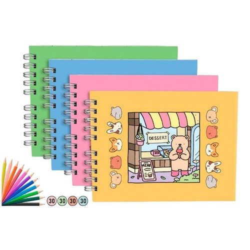Livro Colorir Infantil Criativo 50 Folhas Papel Alta Qualidade Diversao Garantida