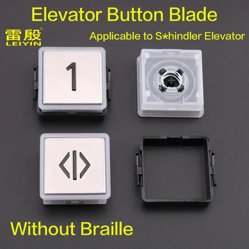 1 Peça Aplicável A S * Botão De Elevador hindler 5500 5200 Teclas De Direção De Chave Numérica Sem Placa De Braille H