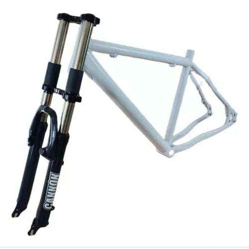 Quadro Aro 26 pra bicicleta motorizada + suspensão 2 andar Premium
