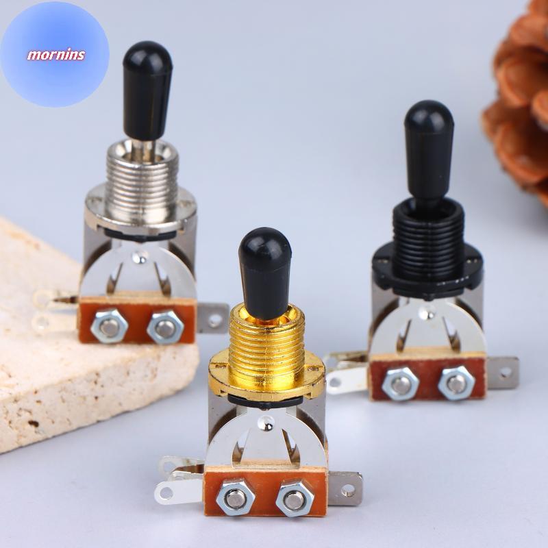 MORNIN Interruptor De Alternância De 3 Vias Para Guitarra , Seletor Piup Com Tampa De Ponta , Peça De Reposição Guitarra