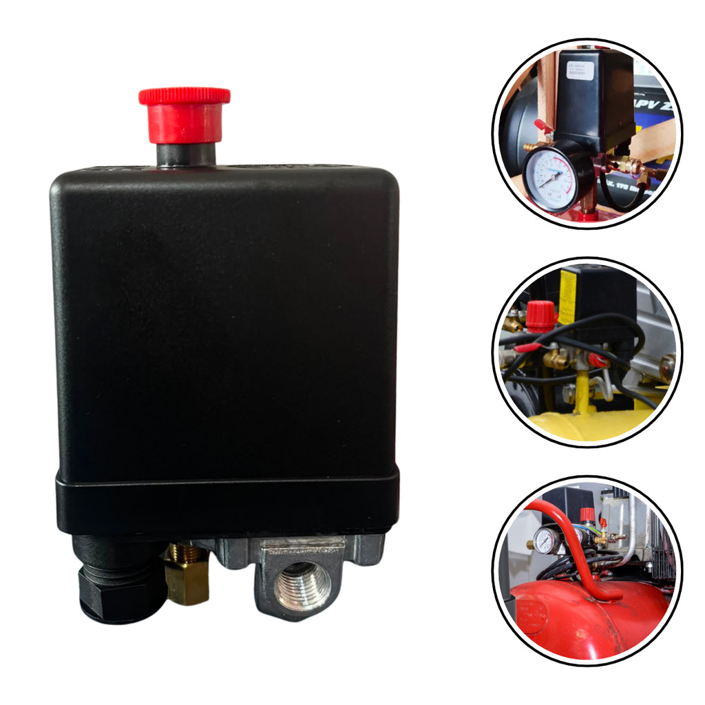 Pressostato Compressor Schulz Chiaperini Motomil Vulcan 80-120 PSI