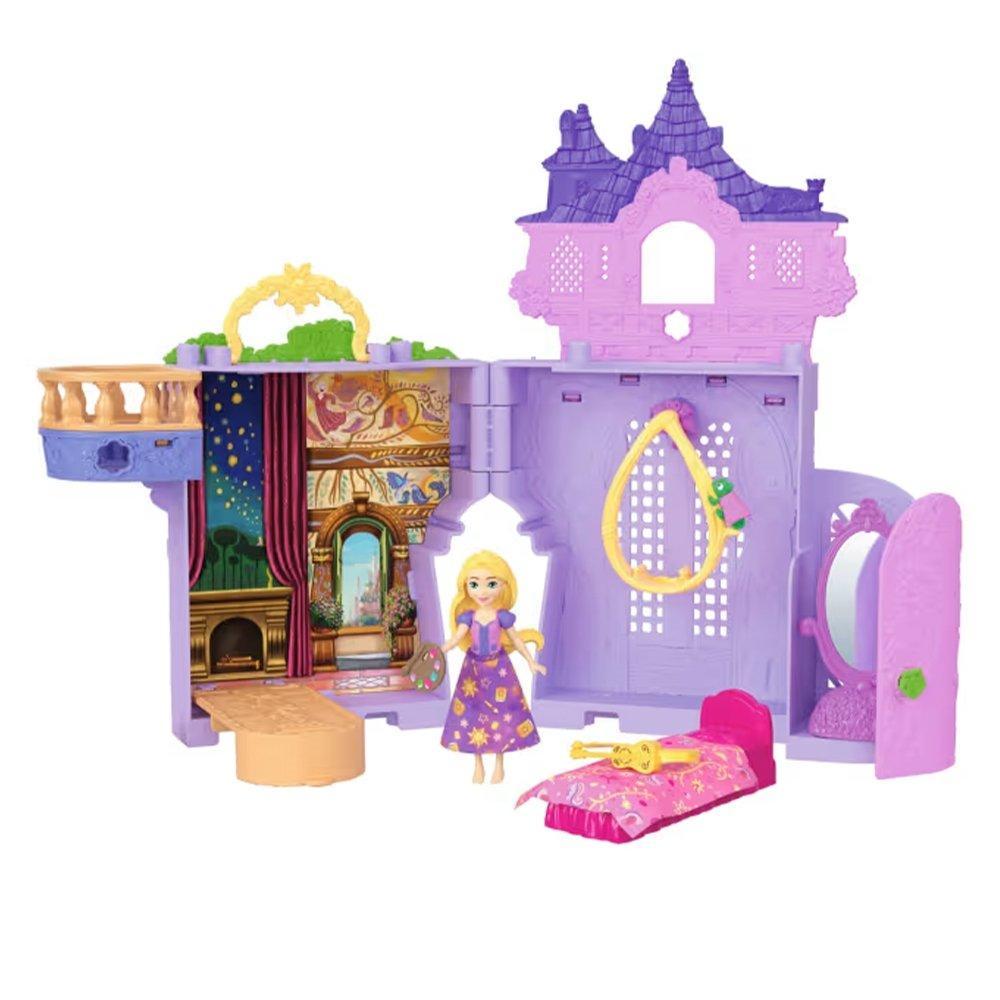 Conjunto Boneca Princesa Rapunzel Disney + Castelo Mattel