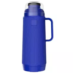 Garrafa Térmica Termolar Mundial 1 Litro Rosca Azul