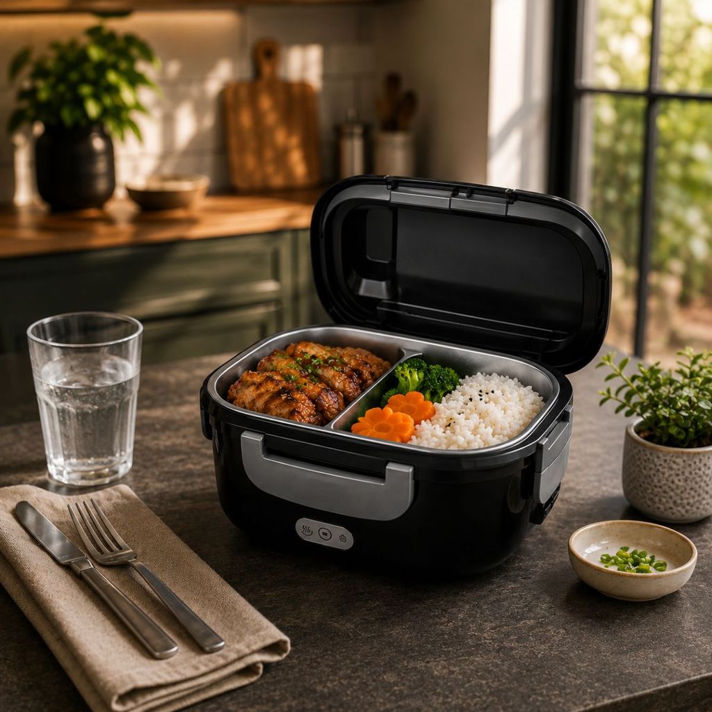Marmita Elétrica Portátil 1,5l Bivolt Para Trabalho/Carro