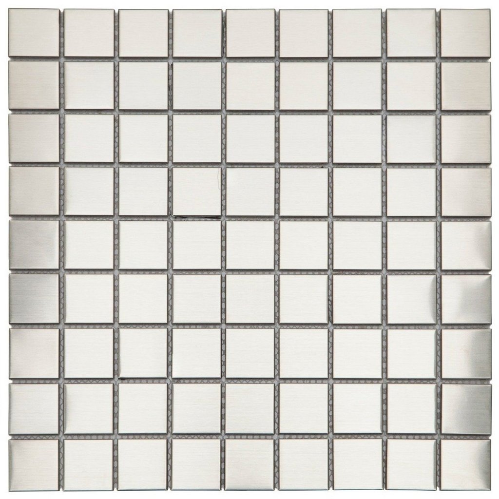 Pastilha de Vidro e Metal de 29cm x 29cm Rende  Glass Mosaic