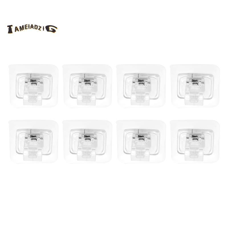 [Entrega Rápida T] Suporte De Haste De Cortina Sem Perfuração , Ganchos Adesivos De , Broca , Braçadeira De Cabide Para