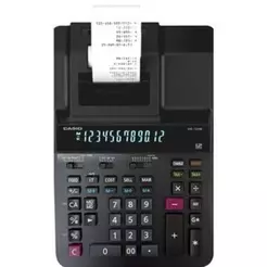 Calculadora de Mesa Casio DR-120R com Bobina Preta