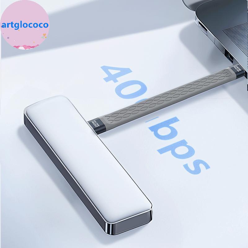 Cabo De Dados Artglococo USB4 Compatível Thunderbolt 3 4 40 Gbps USB C Para Tipo Curto 240 W 8 K60 Hz 15 Pro Max SSD BR