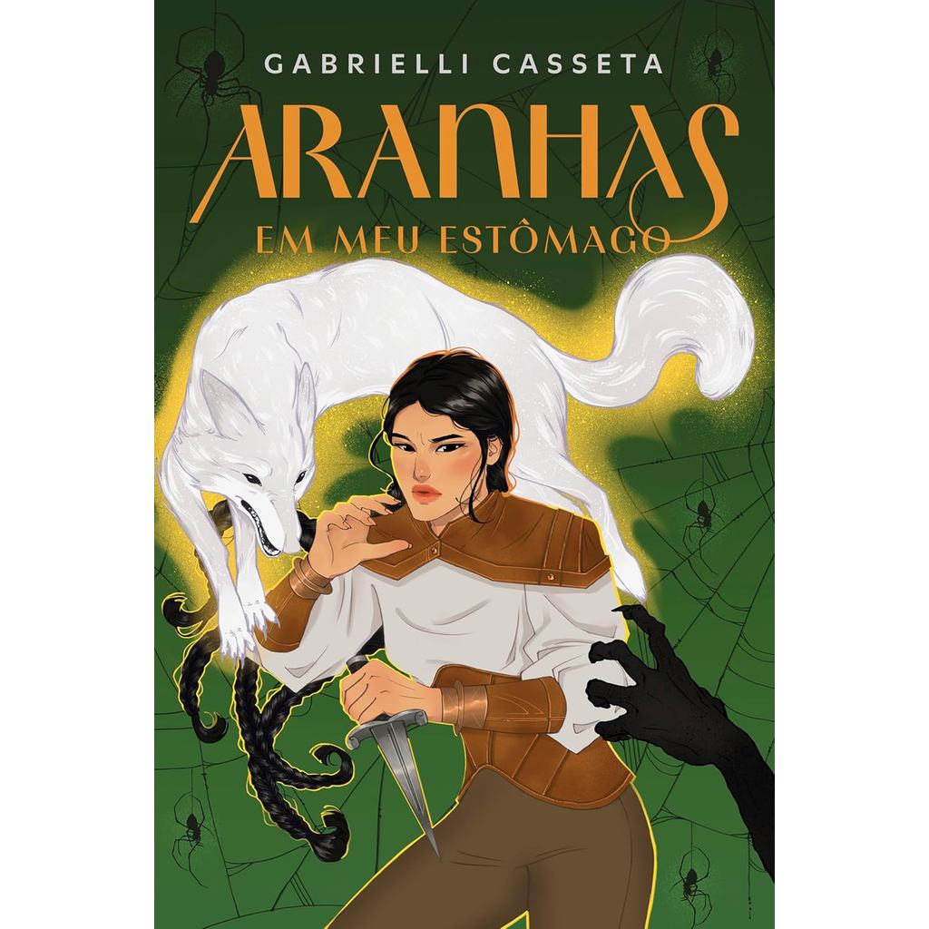 Aranhas em meu estômago | Dark fantasy com marca-página e ilustrações internas | Gabrielli Casseta