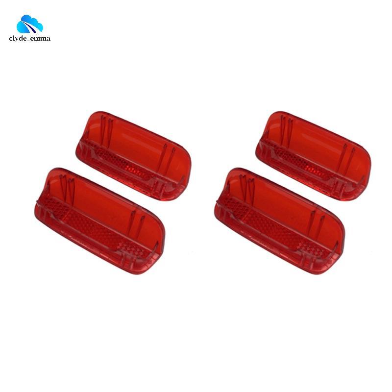4Pc Interior Porta Painel Luz Lâmpada Lente Refletor Vermelho 1KD947419 Adequado Para B6 B7 CC MK5 MK6 Golf MK6