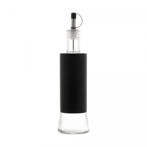 Garrafa Para Azeite Com Tampa Versatile 300ml Preto Vidro -