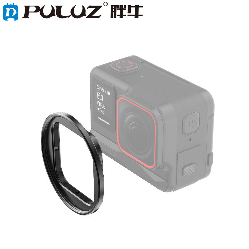 Compatível com a moldura de filtro da câmera Insta360 Ace Pro, moldura de proteção de lente em liga de alumínio.