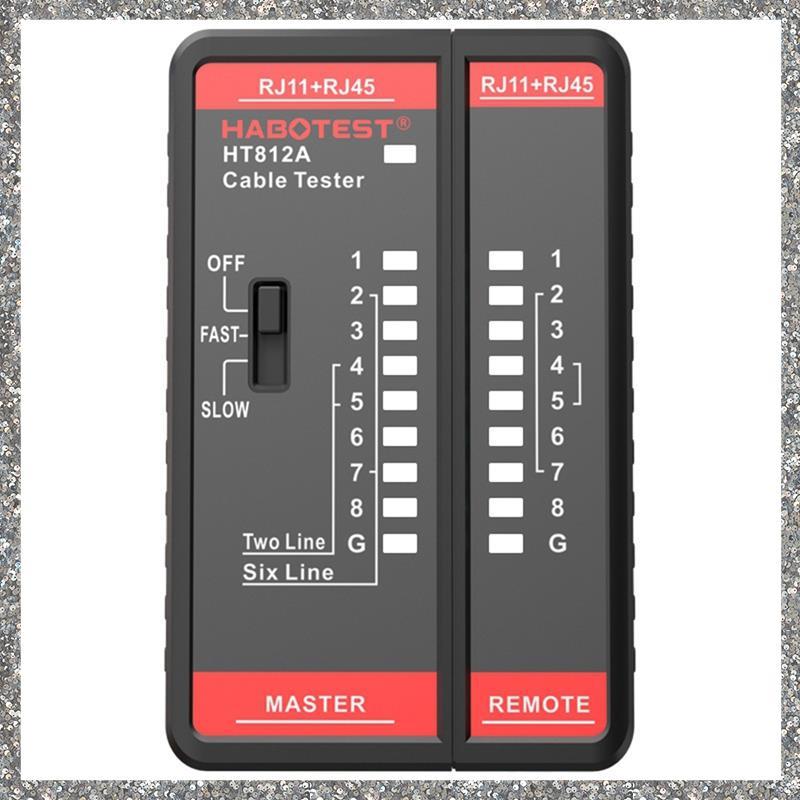 Testador De Cabo De Rede Para RJ11 RJ45-Ferramenta Essencial Continuidade , Localizador De Linha Telefônica , Testes LAN