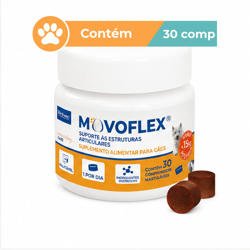 Movoflex 2g Suplemento Articular Cães 30 Comprimidos