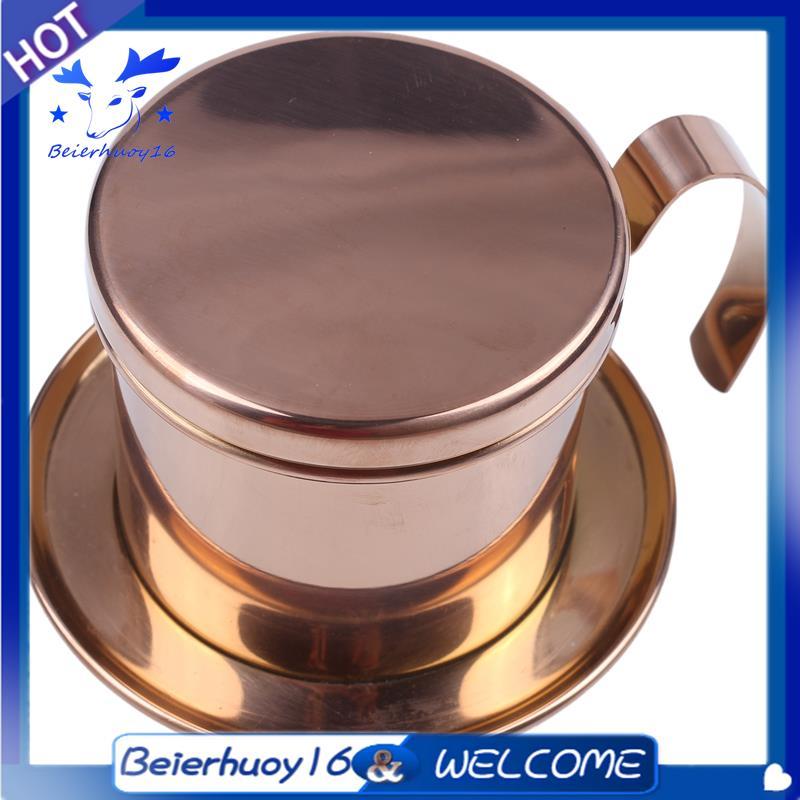 Filtro De Café Vietnamita De Aço Inoxidável , Copo Único , Pote Perfurador Manual Do Vietnã , Gotejamento , Cafeteira De