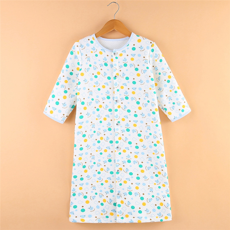 Bebê bebê saco de dormir Anti-chute colcha algodão puro primavera verão estilo fino crianças Homewear pijamas meninos me