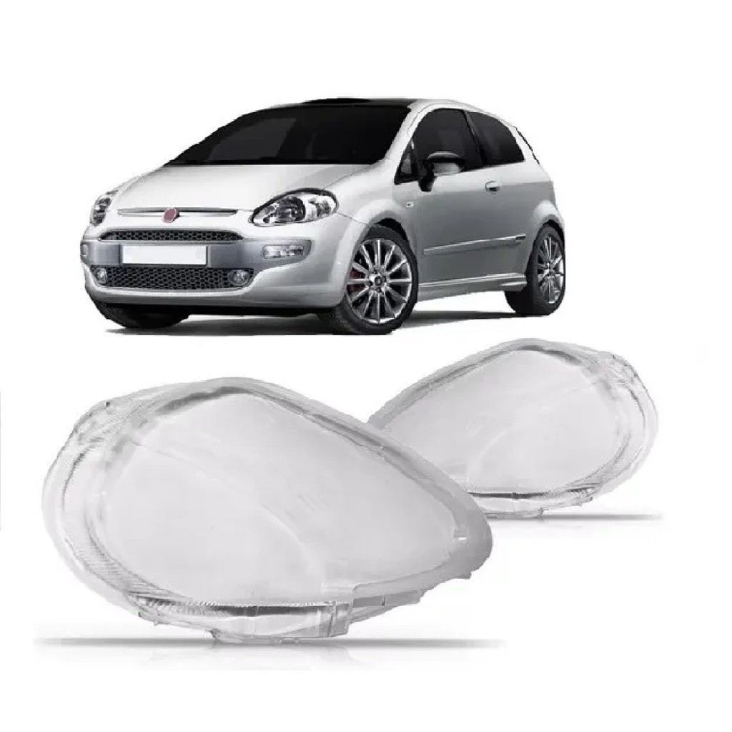 Lente Farol Fiat Punto 2012 2013 2014 2015 2016 2017