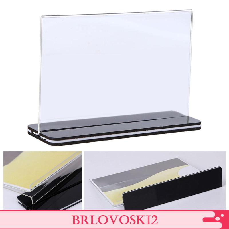 [Brlovoski2] Suporte De Sinal Acrílico , Papel Horizontal Para Decoração De Festas , Casa , Hotéis