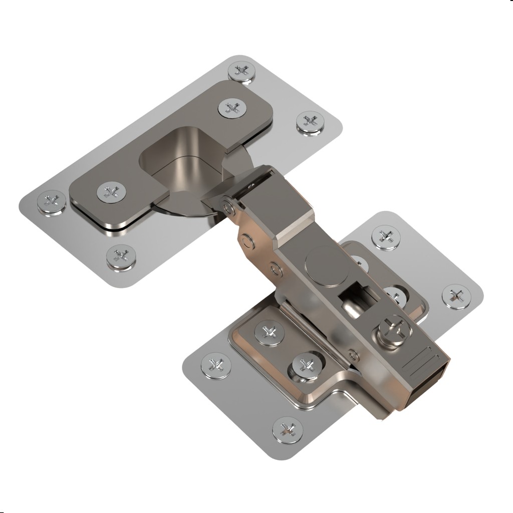 Chapa de Reparo Porta MDF Dobradiça Armário Kit 10 Peças RTG — imagem 2 de 2