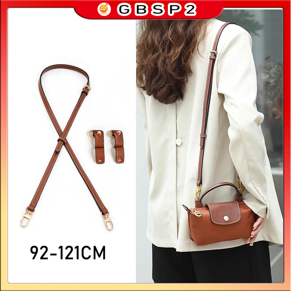Alça De Ombro Bolsa Feminina Couro Substituição Prática Couro PU 92-121cm