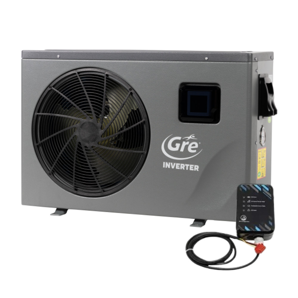 Bomba Trocador De Calor GRE14 Inverter 45.000 Btus Aquecimento Piscinas Até 69.000 Litros em Oferta na Shopee