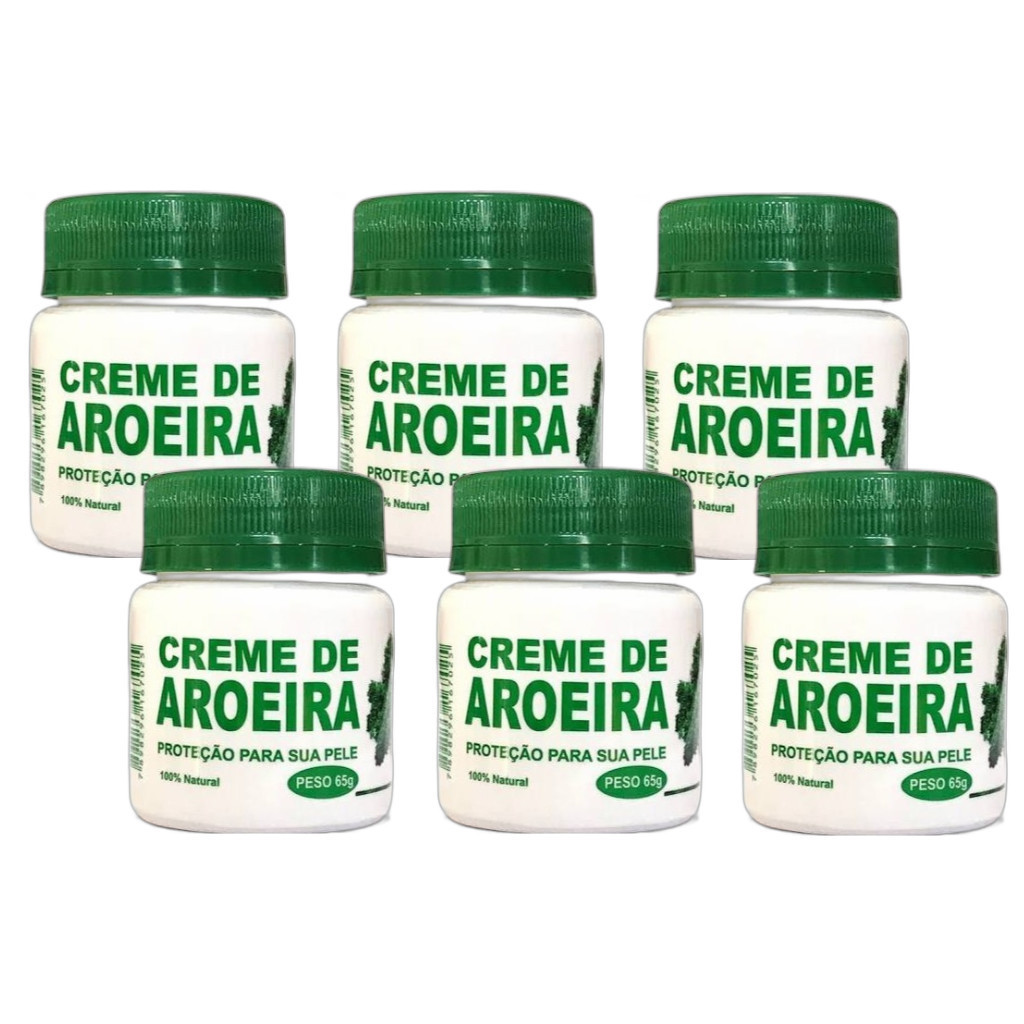 Creme de aroeira kit com 6 unidades em Oferta na Shopee