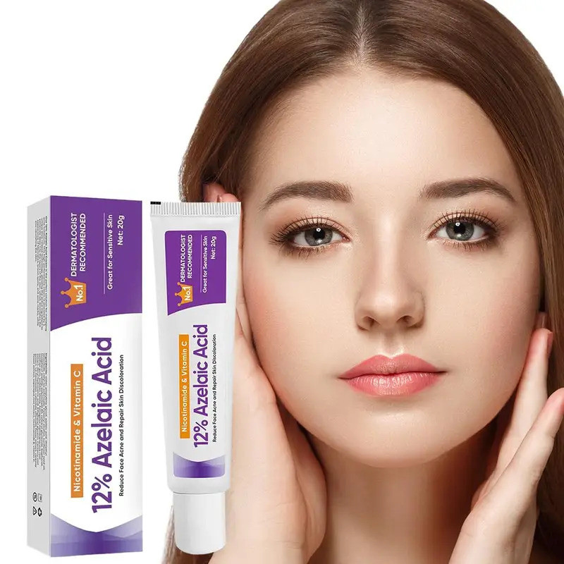 Detalhes do Ácido Azelaico 12 % Soro Creme Nicotinamida Pele Lisa Vermelhidão Facial