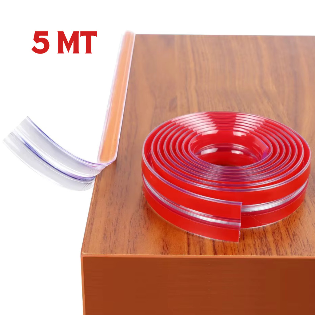 Fita de Silicone Protetor de Quina bordas com 5 metros Anticolisão para bebês e crianças em Oferta na Shopee